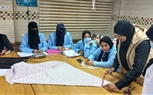 وزارة العمل:تدريب فتيات بور سعيد على مهنة الخياطة والتفصيل بمركز التدريب المهني