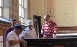 مدير اثار الاسكندرية يتفقد أعمال ترميم محكمة سراي الحقانية