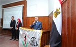 نائب رئيس جامعه الزقازيق  يشهد حفل استقبال الطلاب الجدد بكلية الطب البيطري.
