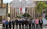 نائب رئيس جامعه الزقازيق  يشهد حفل استقبال الطلاب الجدد بكلية الطب البيطري.