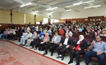 نائب رئيس جامعه الزقازيق  يشهد حفل استقبال الطلاب الجدد بكلية الطب البيطري.
