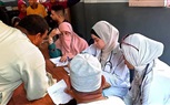تقديم خدمات طبية بمختلف التخصصات لأكثر من 300 مواطن خلال قافلتين 
