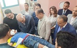   محافظ الجيزة يطمئن على الحالة الصحية لمصابى حادث طريق أبوغالب بمستشفى الشيخ زايد المركزى