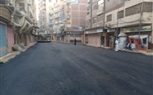 محافظ كفر الشيخ يتابع أعمال رصف شارع 