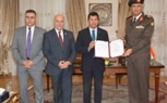  بحضور وزير الشباب والرياضة الكلية الفنية العسكرية توقع بروتوكول تعاون مع وزارة الشباب والرياضة