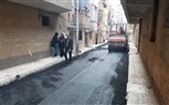 رئيس دمنهور يتفقد أعمال رصف شوارع عزبة سعد بدمنهور