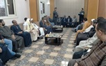 بالصور دعوة للمشاركة الانتخابية في لقاء كبار عائلات أحدي قرية المنيا