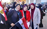 مسيرات حاشدة لحزب مستقبل وطن بمحافظة كفر الشيخ بمراكز المحافظة للتصويت فى الانتخابات الرئاسية
