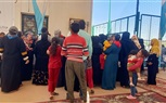 توافد الناخبين علي صناديق الاقتراع ثاني ايام الانتخابات في لجنة انتخابات مركز شباب فؤاد عباس بالصوامعة مركز طهطا