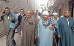 إقبال كثيف من الناخبين في اليوم الثاني من الماراثون الانتخابي بقرية بهتا مركز المراغه لانتخاب الرئيس السيسي