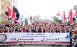 رئيس جامعة كفر الشيخ يقود أكبر مسيرة طلابية حاشدة لدعم المشاركة فى الانتخابات الرئاسية