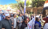 فى اليوم الثالث لإنتخابات رئاسة  الجمهورية.. الدكتور هاني جميعه يتقدم مسيرةٍ للعاملين بالصحة من أبناء الرحمانية بالهتاف
