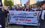 فى اليوم الثالث لإنتخابات رئاسة  الجمهورية.. الدكتور هاني جميعه يتقدم مسيرةٍ للعاملين بالصحة من أبناء الرحمانية بالهتاف