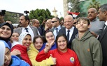 شهد اللواء خالد عبدالعال محافظ القاهرة مسيرة حاشدة للشباب