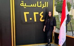 راندا البحيري تدلي بصوتها في الانتخابات الرئاسية