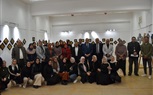 رئيس جامعة كفر الشيخ يفتتح معرضي جماليات الحفر المعدني وإطلالة مصرية بالتربية النوعية