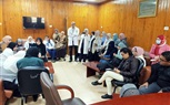 وكيل وزارة الصحة بالشرقية ومديرة المستشفيات النموذجية بالوزارة يتابعا عمل الفرق المكلفة باستيفاء الاشتراطات لاعتماد مستشفى الصدر ضمن منظومة التأمين الصحي الشامل 