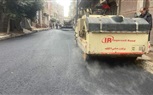 رصف شارعي عمر شاهين والإسماعيلية بكفر الشيخ بتكلفة 3 ملايين جنيه