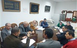 إجتماع مراجعة وتدقيق البيانات الخاصة بأراضي الإصلاح الزراعى المقام عليها مشروعات ذات نفع عام بالبحيرة 