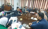 إجتماع مراجعة وتدقيق البيانات الخاصة بأراضي الإصلاح الزراعى المقام عليها مشروعات ذات نفع عام بالبحيرة 