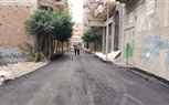 الانتهاء من وضع طبقة الأسفلت النهائية بالمستعمرة والجمهورية ومربع نوار بدسوق 