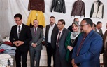 رئيس جامعة بنها يفتتح المعرض الخيري للملابس لطلاب كلية التربية النوعية 