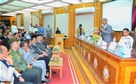 نائب محافظ البحيرة تشهد ندوة تثقيفية بعنوان دور مصر فى القضية الفلسطينية بكلية الشريعة والقانون بدمنهور