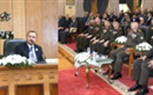 الفريق أسامة عسكر رئيس الأركان يشهد مناقشة البحث الرئيسى للأكاديمية العسكرية للدراسات العليا والإستراتيجية