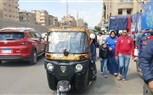 حمله مشتركة على التكاتك بالعمرانية بالتعاون مع إدارة سرفيس الجيزة