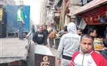 حمله اشغالات وحملة اعلانات بشارع عثمان محرم بالعمرانية 
