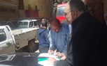 حي العمرانية يتابع أعمال اللجنة المشكلة لحصر تلفيات حريق ستوديو الأهرام 