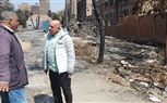 متابعة لأعمال رفع مخلفات حريق ستوديو الأهرام 