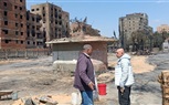 متابعة لأعمال رفع مخلفات حريق ستوديو الأهرام 