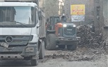 حملة لرفع مخلفات بشارع الثلاثين بالعمرانية 
