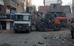 حملة لرفع مخلفات بشارع الثلاثين بالعمرانية 