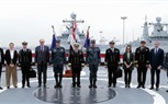 قائد القوات البحرية يلتقى قائد العملية البحرية الأوروبية بالبحر الأحمر (أسبيدس)