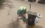 حملة نظافة بشارع الهرم بالجزيرة الوسطي 