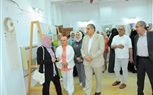 رئيس جامعة كفر الشيخ يفتتح المعارض السنوية لكلية التربية النوعية