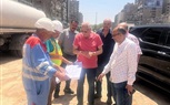 محافظ الجيزة يتفقد أعمال التطوير بمحيط محطة مترو الانفاق بجامعة الدول العربية