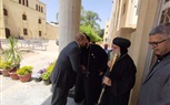 نائب محافظ الجيزة يزور مطرانية الأقباط الأرثوذكس بطموه للتهنئة بعيد القيامة المجيد