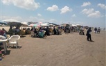 احتفالاً بأعياد الربيع   إقبال كبير من المواطنين على الشواطئ والمتنزهات  ببورسعيد