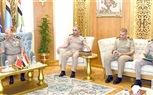 الفريق / أسامة عسكر رئيس أركان حرب القوات المسلحة يلتقى رئيس هيئة الأركان بقوة دفاع البحرين 