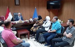 وكيل صحة البحيرة يستقبل فريق الأمراض المشتركة بالوزارة