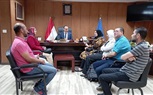 وكيل صحة البحيرة يستقبل فريق الأمراض المشتركة بالوزارة
