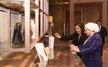 انتصار السيسي وحرم سلطان عمان في زيارة للمتحف المصري الجديد