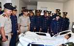 الأكاديمية العسكرية المصرية تنظم زيارة لعدد من طلبة الكلية الحربية لمستشفى أهل مصر لعلاج الحروق 