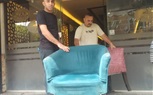 رفع الاشغالات من كافيه ميكانو بشارع الظافر وتم إيداع المضبوطات بمخزن الحى