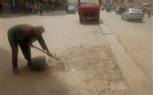 اعمال نظافه وكنس وتجريد ورفع مخلفات بشارع عثمان محرم 