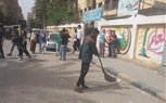 اعمال نظافه وكنس وتجريد ورفع مخلفات بشارع فاطمه رشدى وشارع استوديو الاهرام 