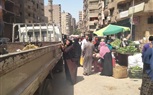 حملة اشغالات بشارع العدوي سليم وفض السوق ورفع جميع الاشغالات